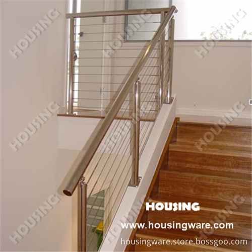 High Quality Indoor Stainless Steel Staircase Wire Railing